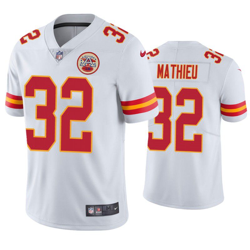 Men Kansas City Chiefs #32 Tyrann Mathieu Nike White Limited NFL Jersey